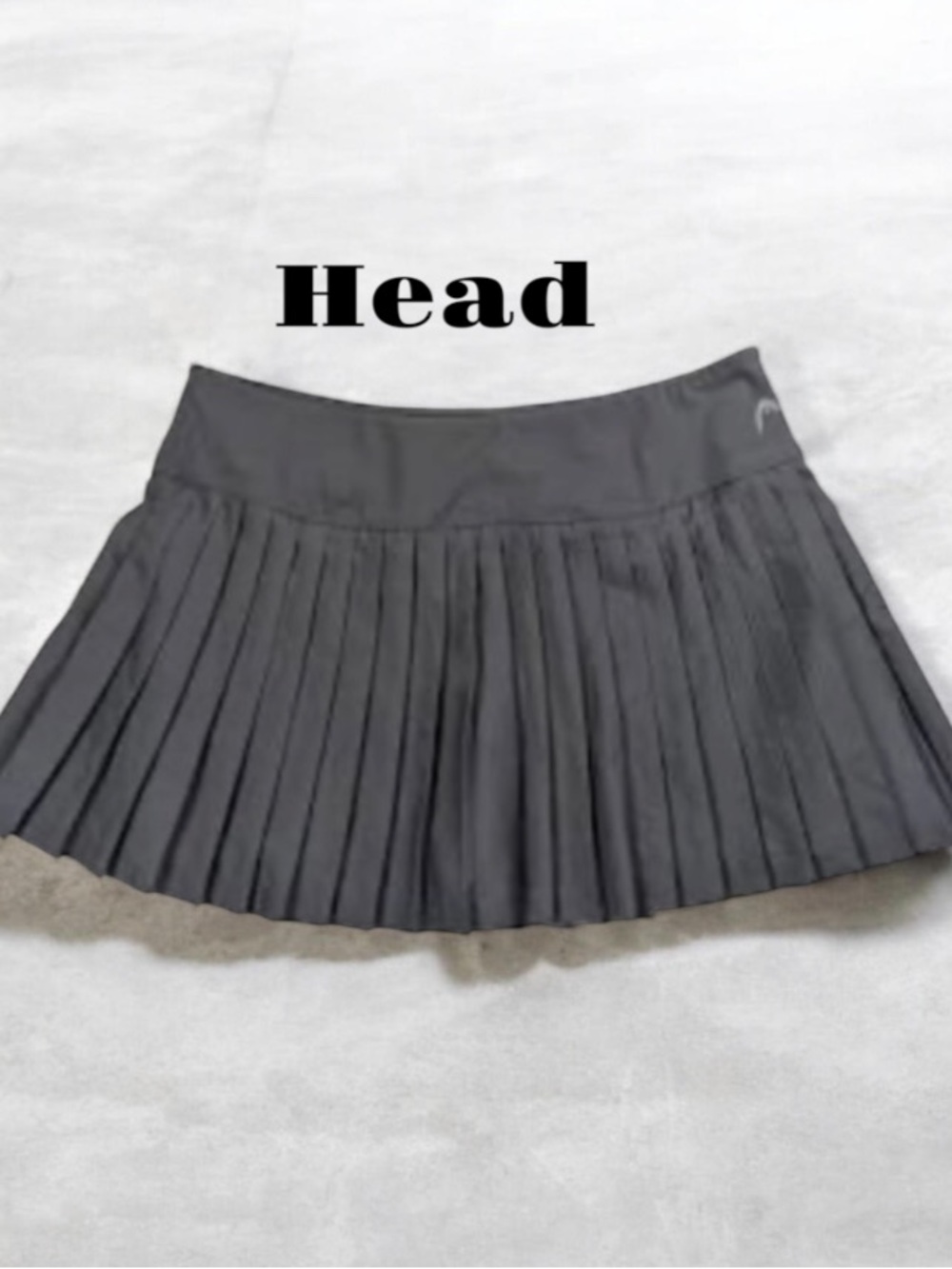 Head Varsity Style Pleated Tennis Skirt/Skort in Slate